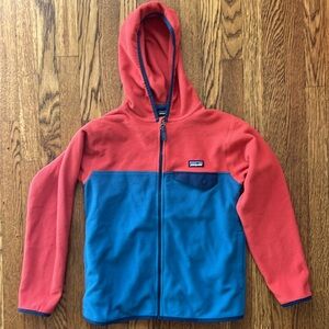 Patagonia kids Micro D Snap-T fleece lightweight jacket Size M 10